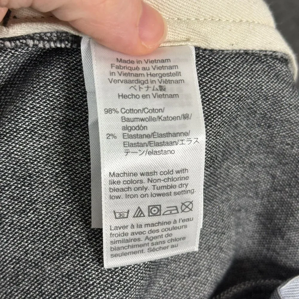 J Crew Pants Mens 33x34 Gray 484 Slim Fit Stretch Brushed Twill Chinos Preppy